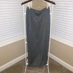 Heather Grey Maxi skirt